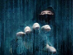 dangerous hacker stealing data