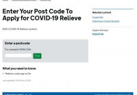 Fake COVID website